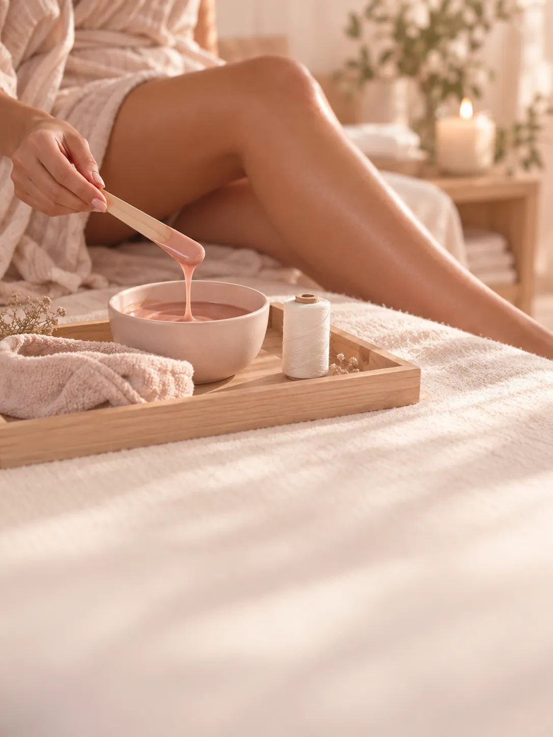 Épilation à la cire et au fil à l’institut Beauty Mood Esthétique